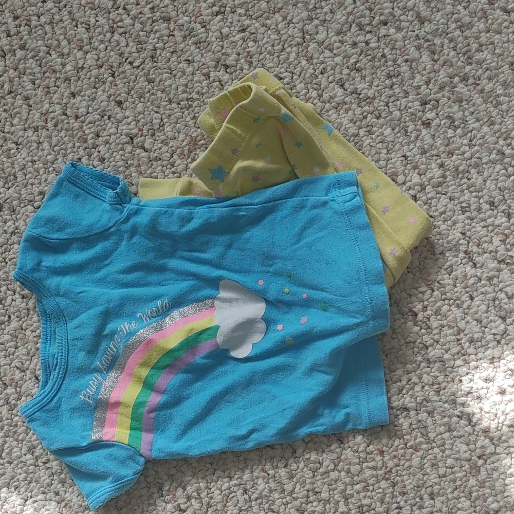 Lot of Toddler Girl PJ's